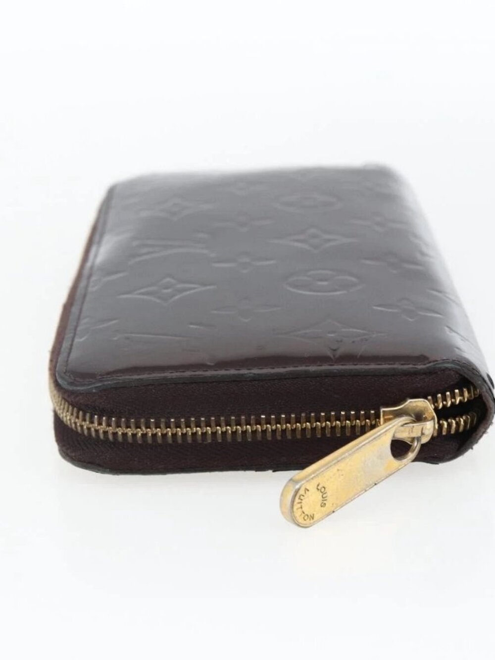 LOUIS VUITTON Monogram Vernis Zippy Long Wallet Amarante M93522 LV Auth 169544 - Picture 4 of 15